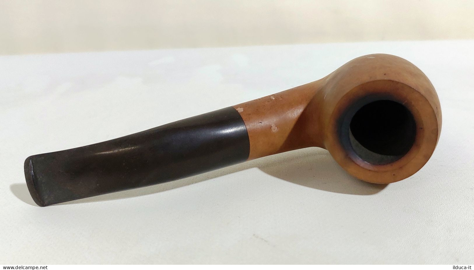 40114 Pipa FUMERIA RIGGIO - Made In Italy - Pipa Fumata - Pipe In Bruyère