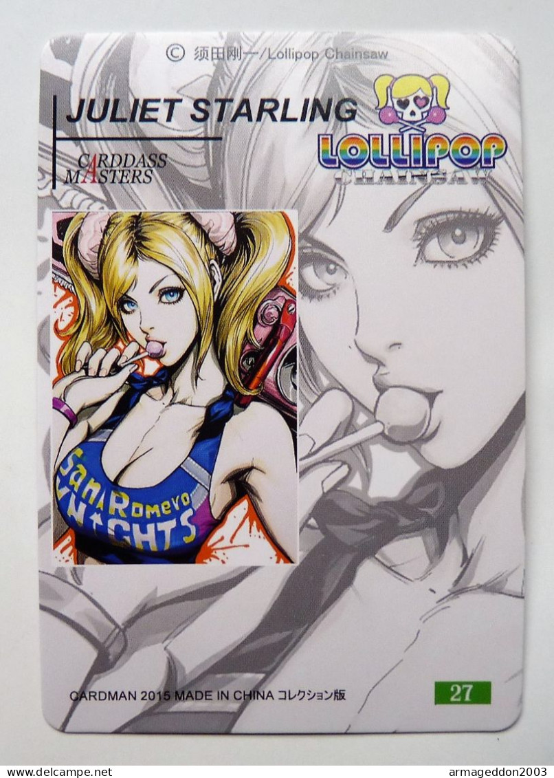 CARTE SEXY GIRL WAIFU BEAUTY MANGA MINT HOLO PRISM Lollipop Juliet Starling - Marvel