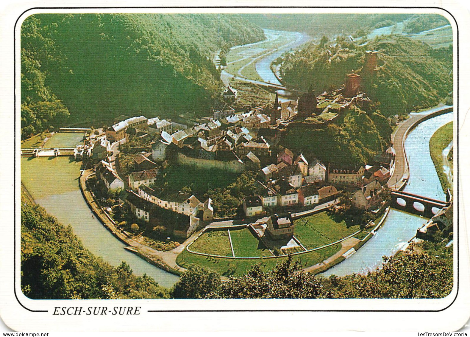 LUXEMBOURG - Ech Sur Sure - Panorama De La Ville - Colorisé - Carte Postale - Esch-sur-Sure