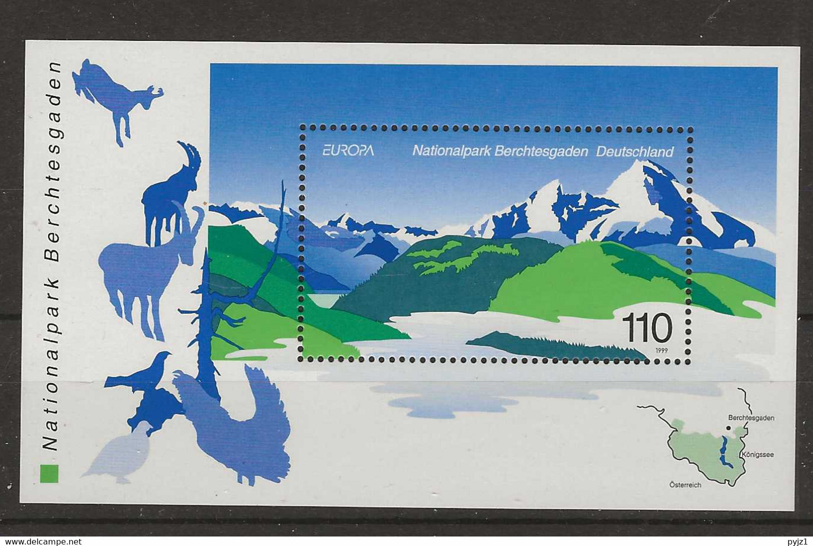 1999 MNH Germany Postfris** - 1999