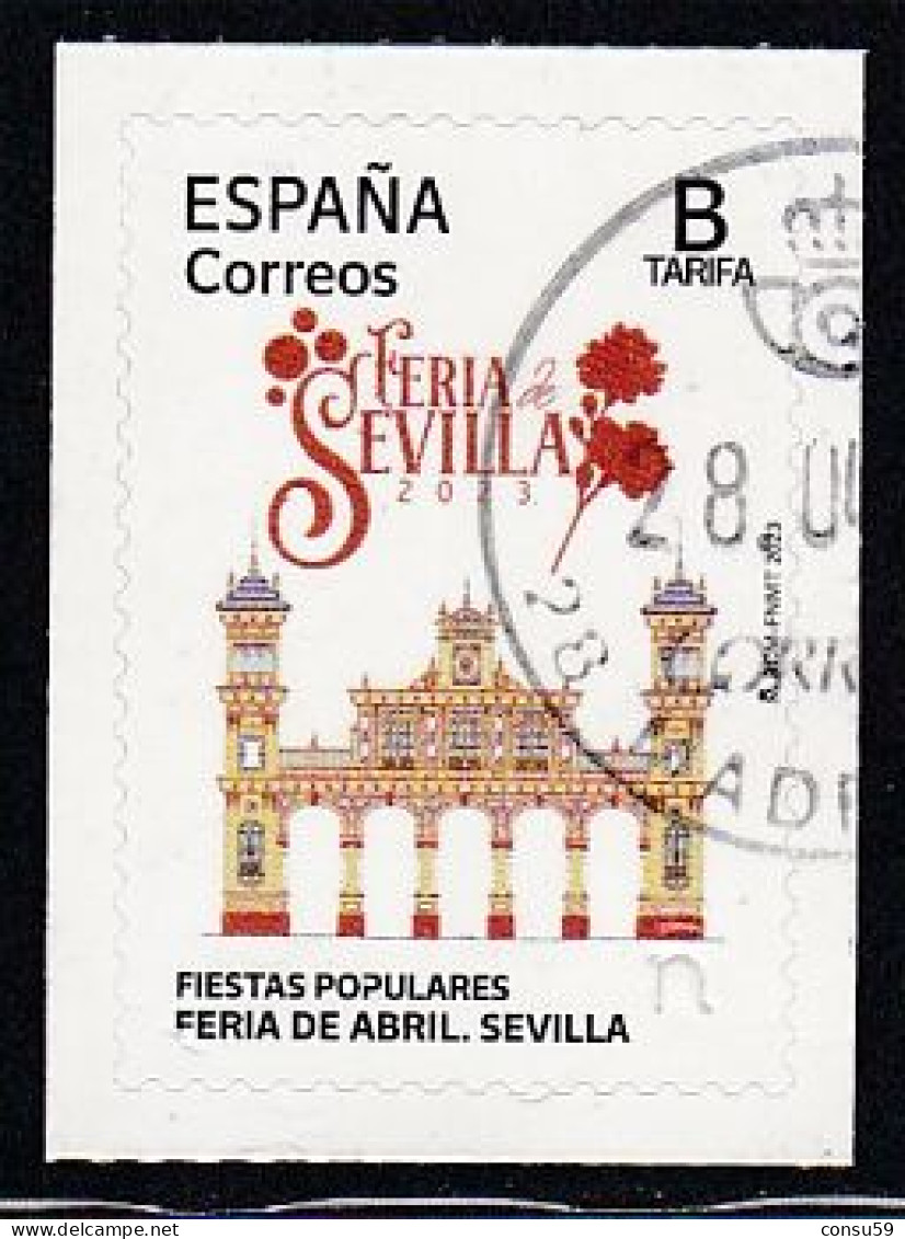 2023-ED. 5656 - Fiestas Populares. Feria De Abril. Sevilla - USADO - Oblitérés