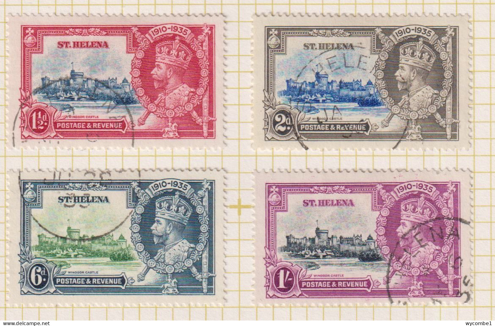 ST HELENA  - 1935 Silver Jubilee Set  Used As Scan - Saint Helena Island