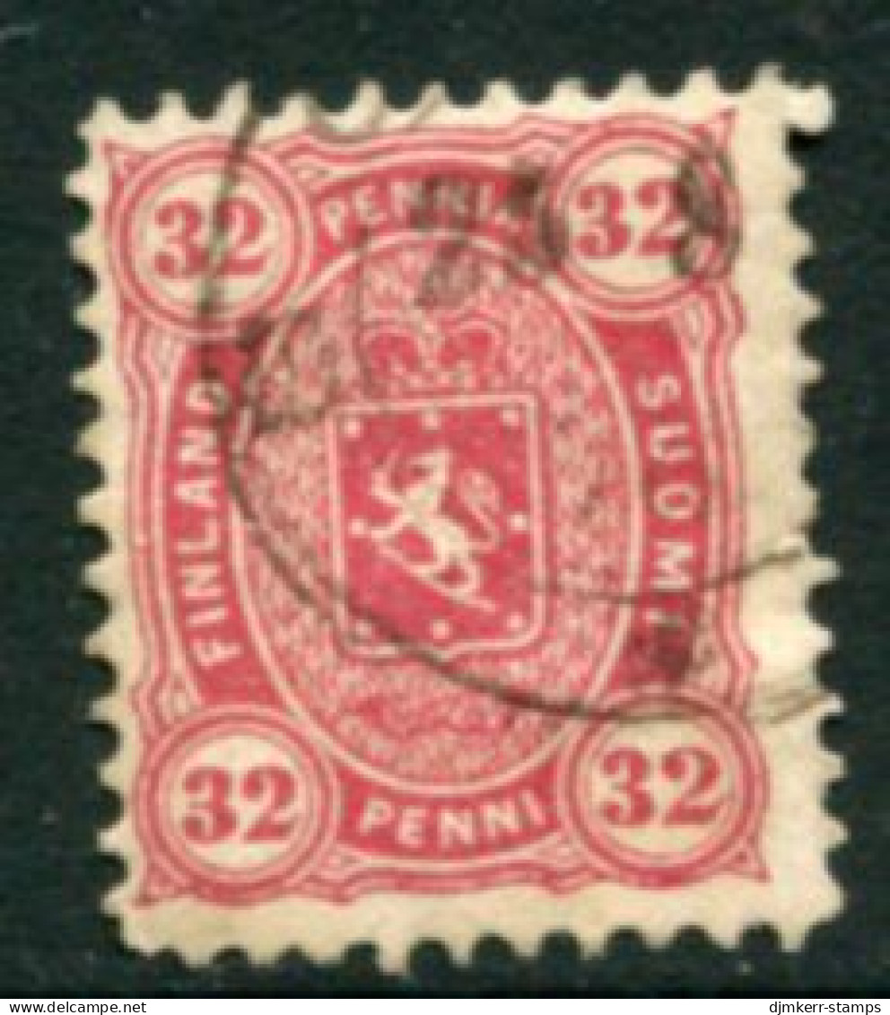 FINLAND 1875 32 P.. Perforated 11  On Medium To Thick Paperused.  Michel 18 Ay - Oblitérés