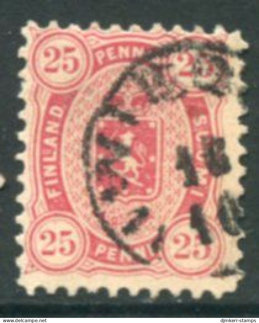 FINLAND 1879 25 P. Perforated 11 Used  Michel 17 Ay - Oblitérés