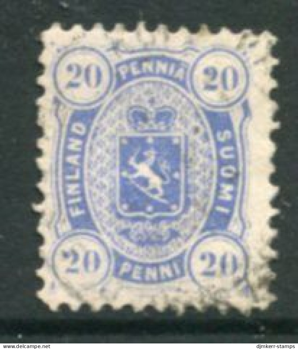 FINLAND 1875 20 P. Perforated 11 Used  Michel 16 Ayb - Usados