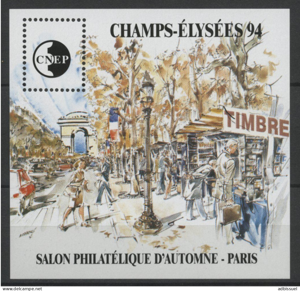 CNEP N° 19 CHAMPS ELYSEES 94 Neuf ** (MNH) Cote 34 €. Salon Philatélique D'Automne. Paris. TB - CNEP