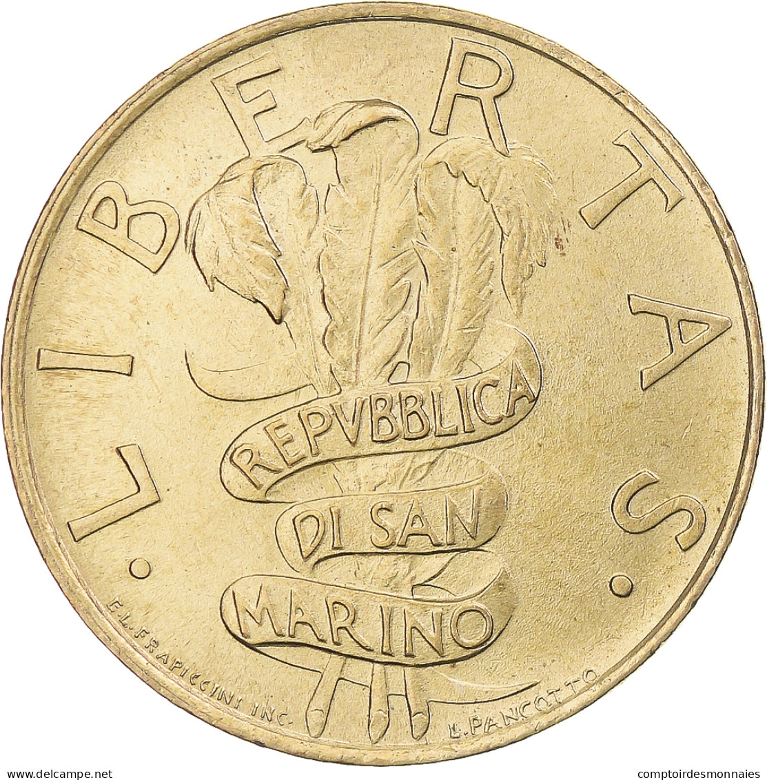 Monnaie, Saint Marin , 200 Lire, 1995, Rome, TTB+, Bronze-Aluminium, KM:329 - San Marino