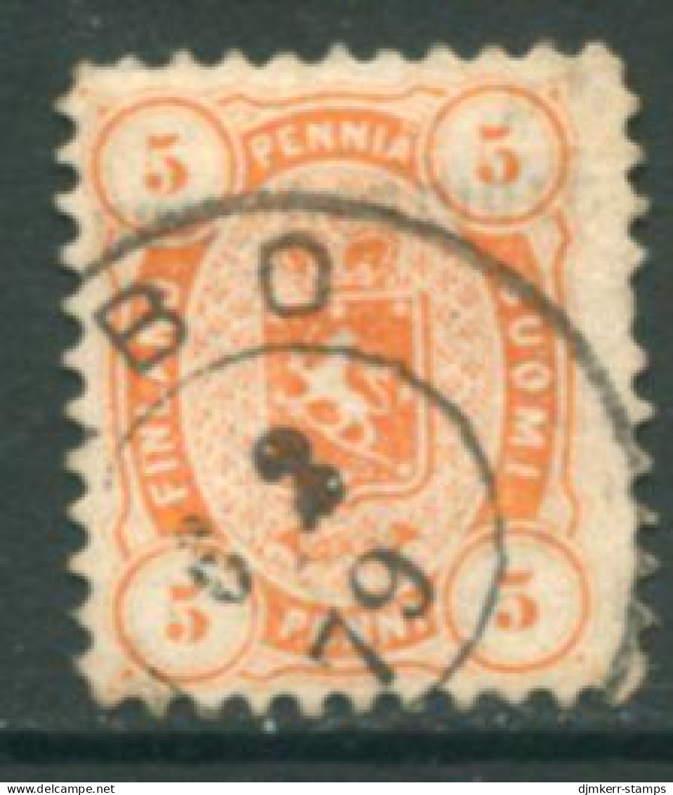 FINLAND 1875 5 P. Perforated 11 Used  Michel 13 Ayb - Gebraucht