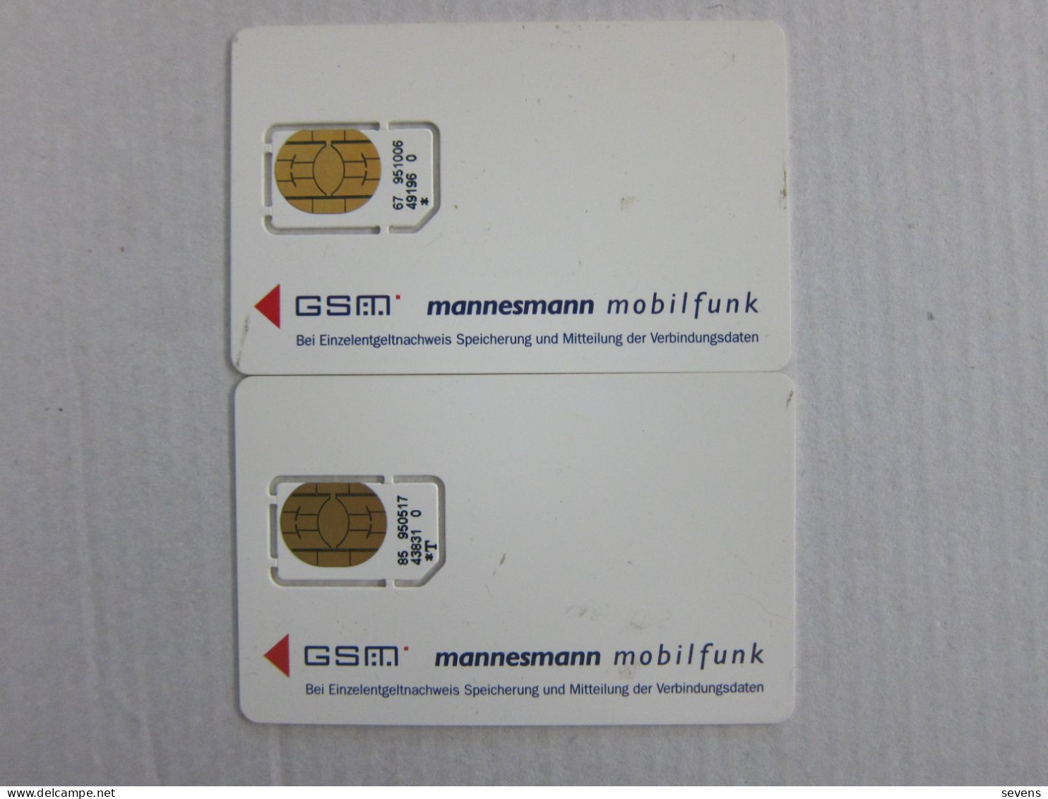D2 Private GSM SIM Card,two Cards, Fixed Chip,one Card With TwinCard II - GSM, Voorafbetaald & Herlaadbare Kaarten