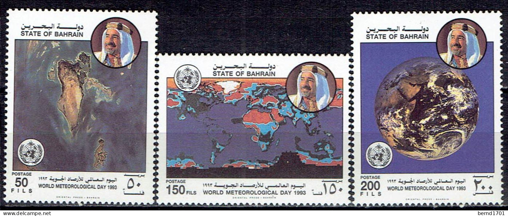 Bahrain - Mi-Nr 495/497 Ungebraucht / MNH ** (U676) - Klimaat & Meteorologie