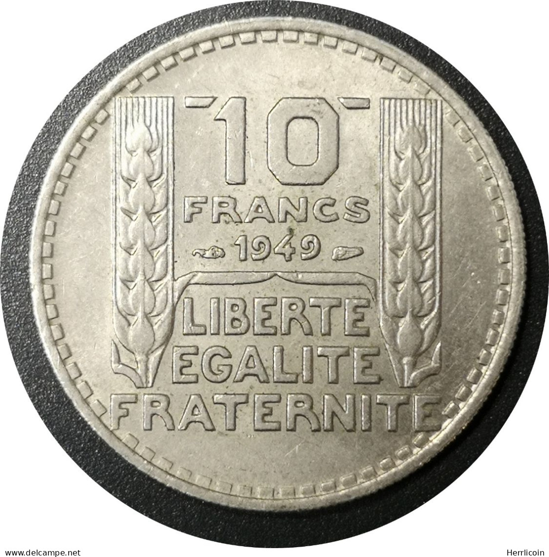 1949   - 10 Francs Turin Cupronickel, Petite Tête  France - 10 Francs