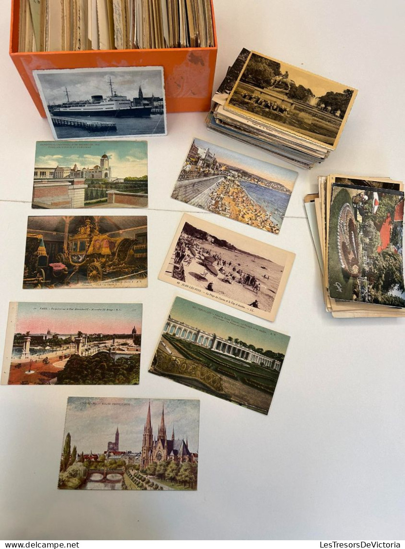 Cartes Postales - Lot En Vrac De +/- 350 Cartes - Petites Valeurs - Drouilles - Thèmes Divers: Pays - Animaux - Repros - 100 - 499 Karten