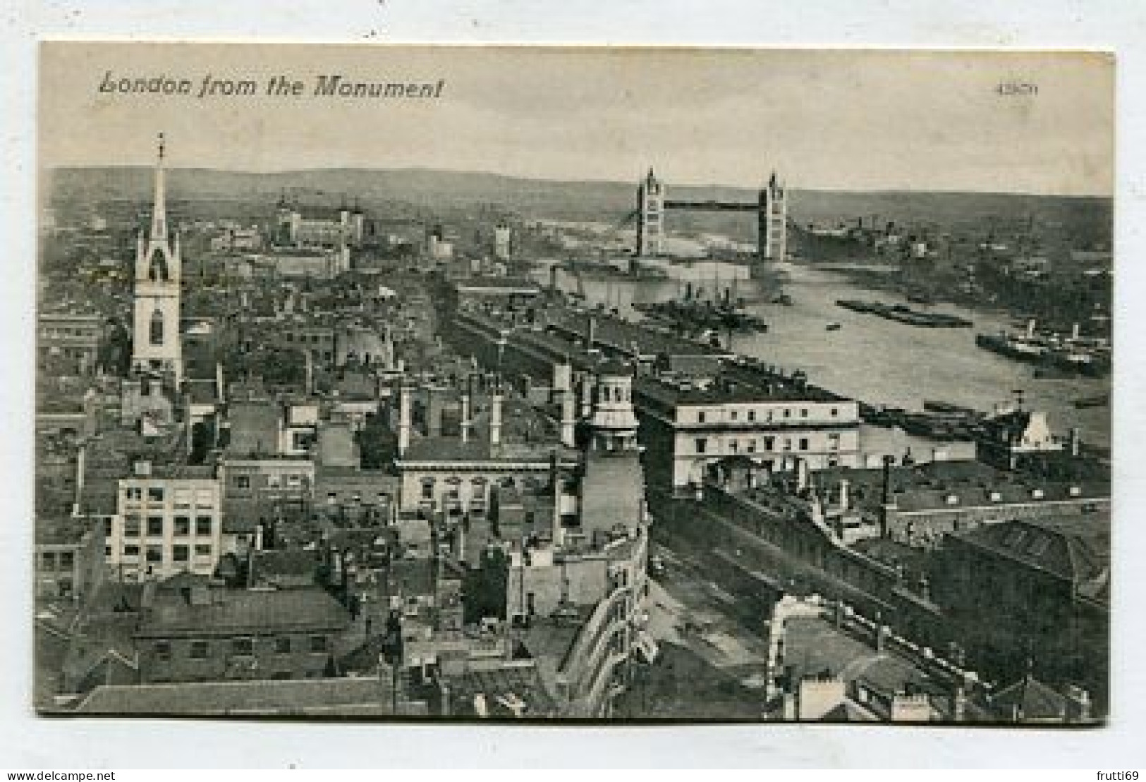 AK 188498 ENGLAND - London - From The Monument - River Thames