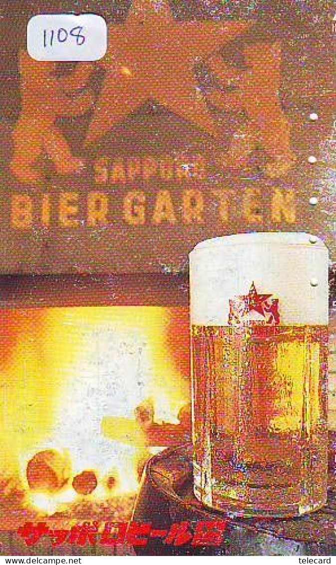 Télécarte BIER * TELECA 430-4253  (1108) BEER * BIERE * CERVEZA * Japon Phonecrd - Pubblicitari