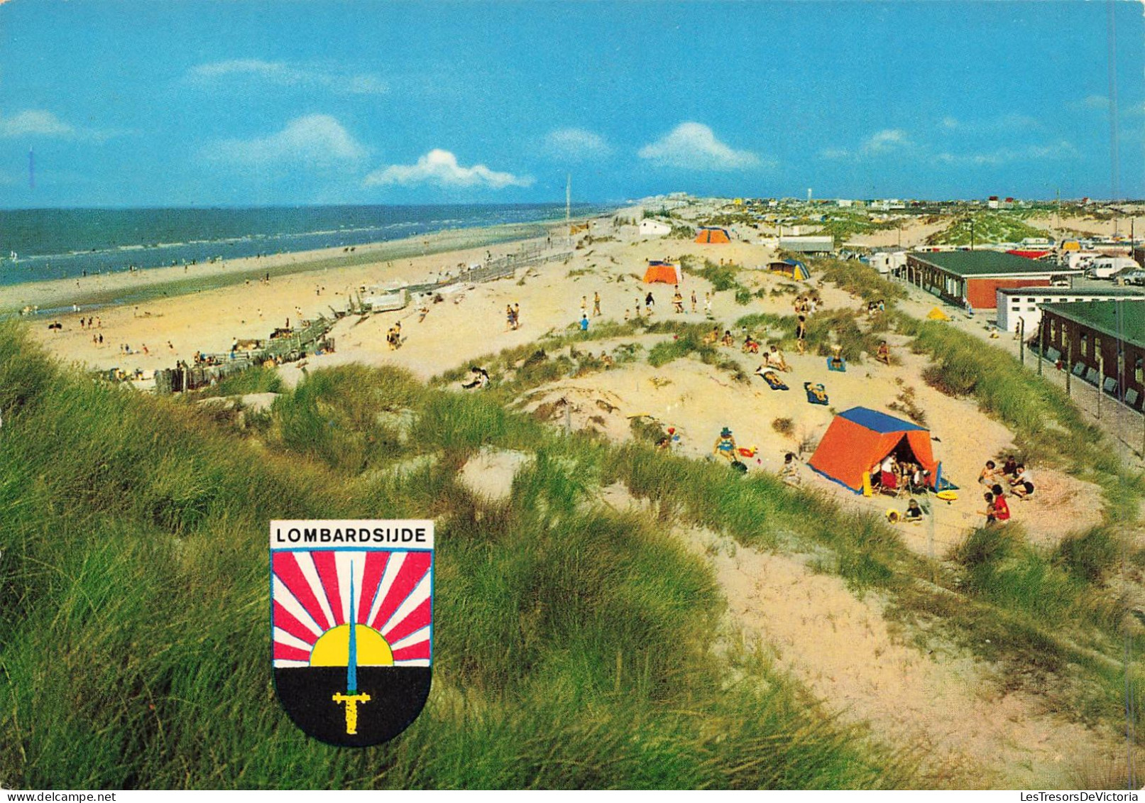 BELGIQUE - Middelkerke - Lombardsijde - Camp De Vacances Pour Militaires - Colorisé - Carte Postale - Middelkerke