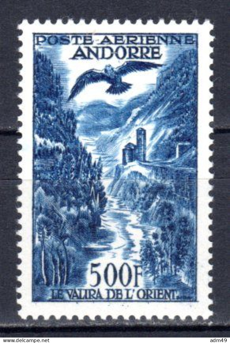 ANDORRA Französisch, 1955, Freimarke Landschaft, Postfrisch ** - Unused Stamps