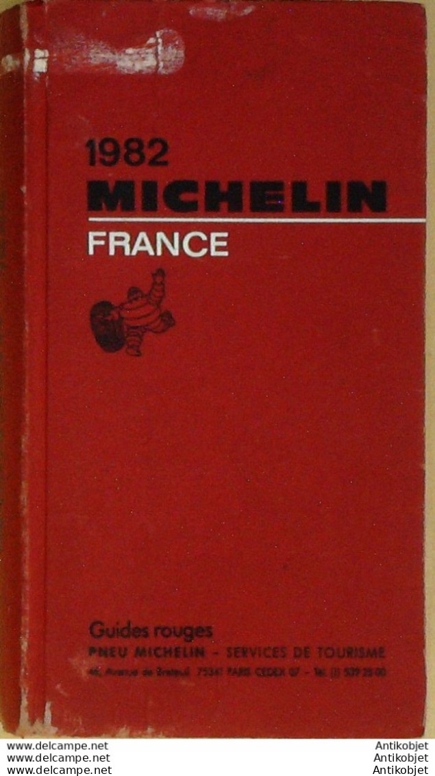 Guide Rouge MICHELIN 1982 75ème édition France - Michelin-Führer