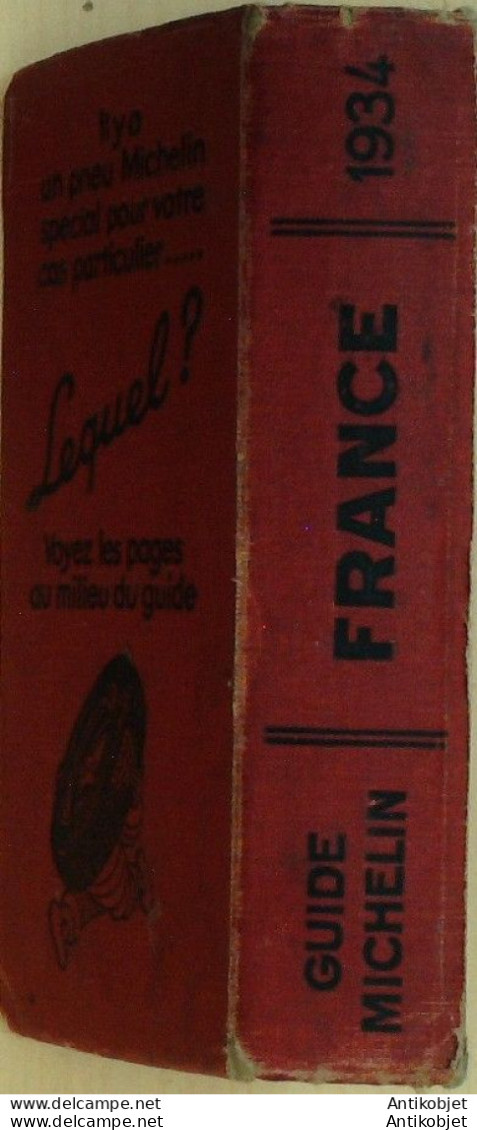 Guide Rouge MICHELIN 1934 30ème édition France - Michelin (guias)