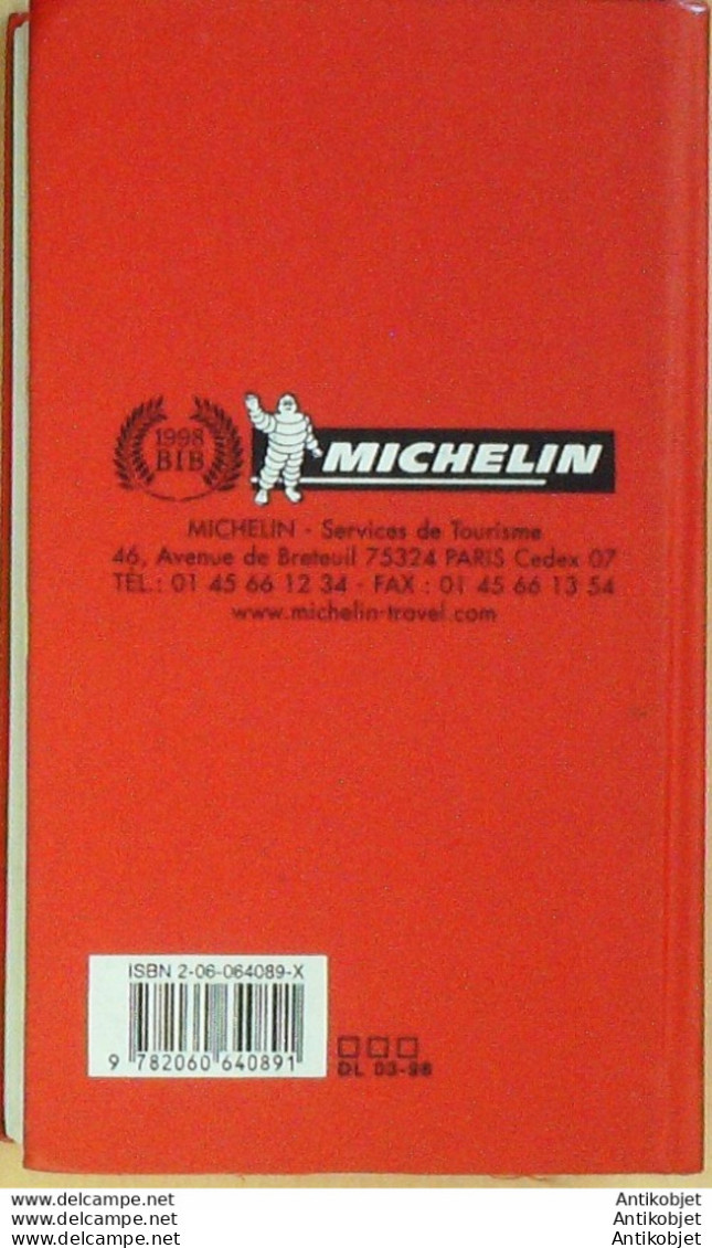 Guide Rouge MICHELIN 1998 91ème édition France - Michelin-Führer