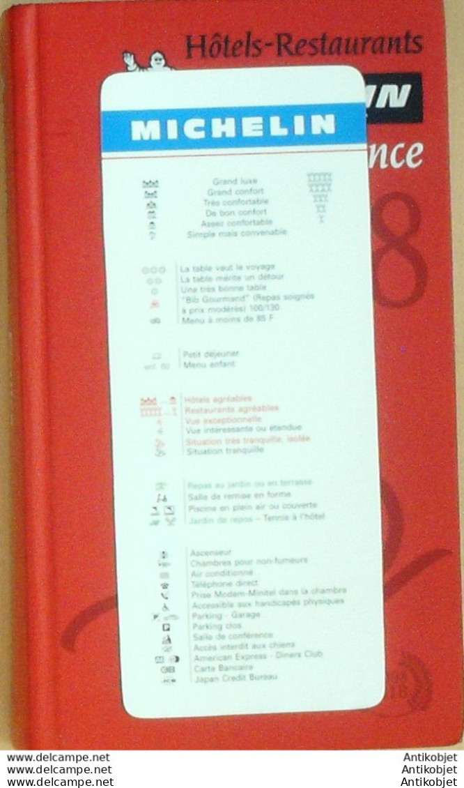 Guide Rouge MICHELIN 1998 91ème édition France - Michelin (guides)