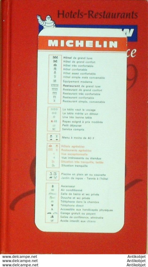 Guide Rouge MICHELIN 1999 92ème édition France - Michelin-Führer