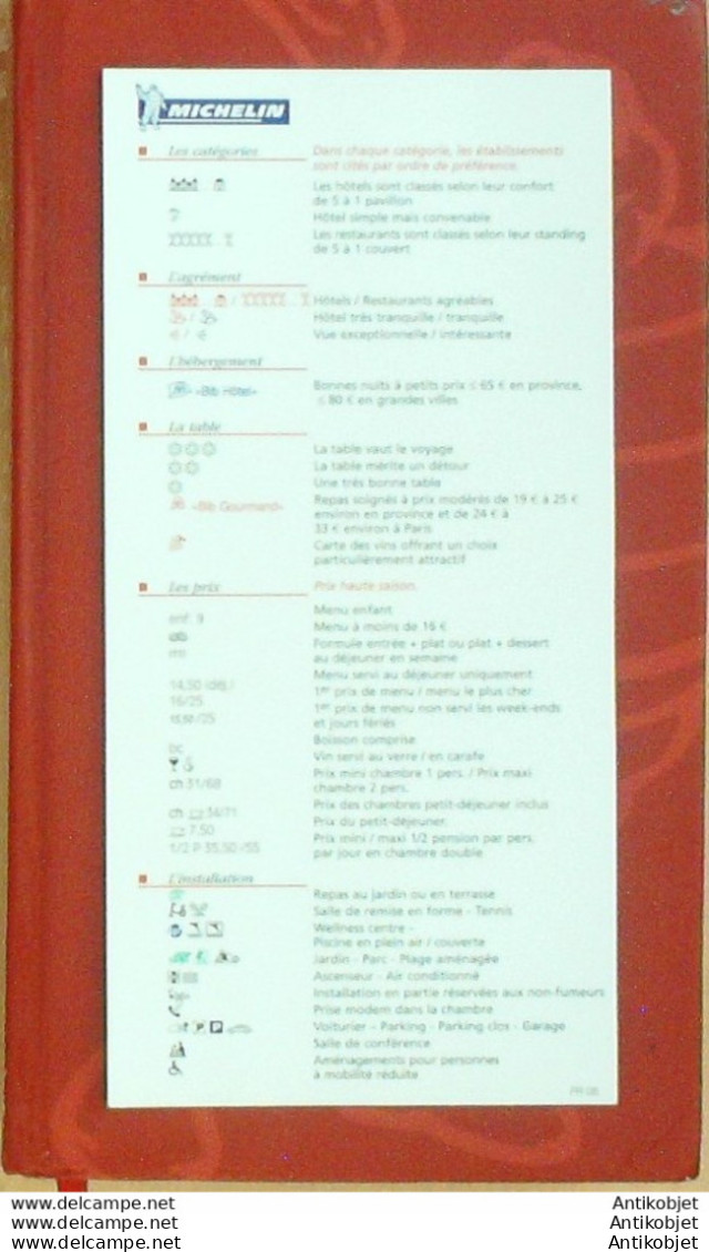 Guide Rouge MICHELIN 2002 95ème édition France - Michelin (guides)
