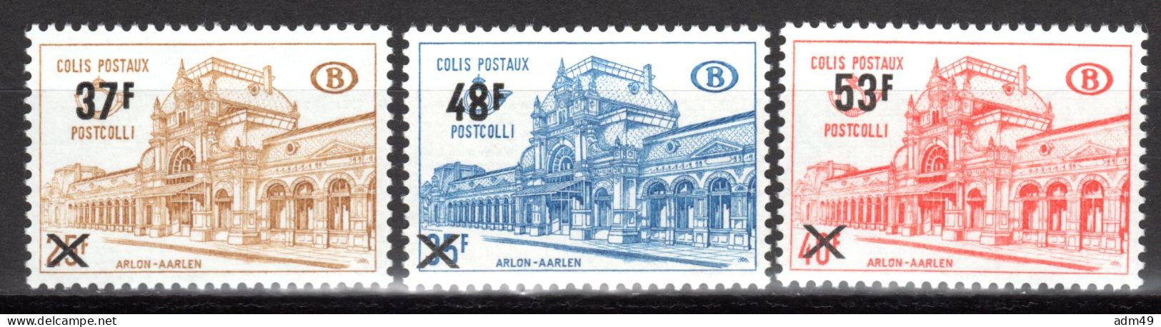 BELGIEN, 1970 Postpaketmarken, Postfrisch ** - Dépliants De La Poste