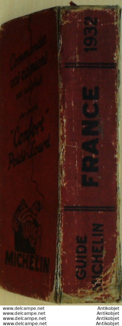 Guide Rouge Michelin 1932 28ème édition France - Michelin (guide)