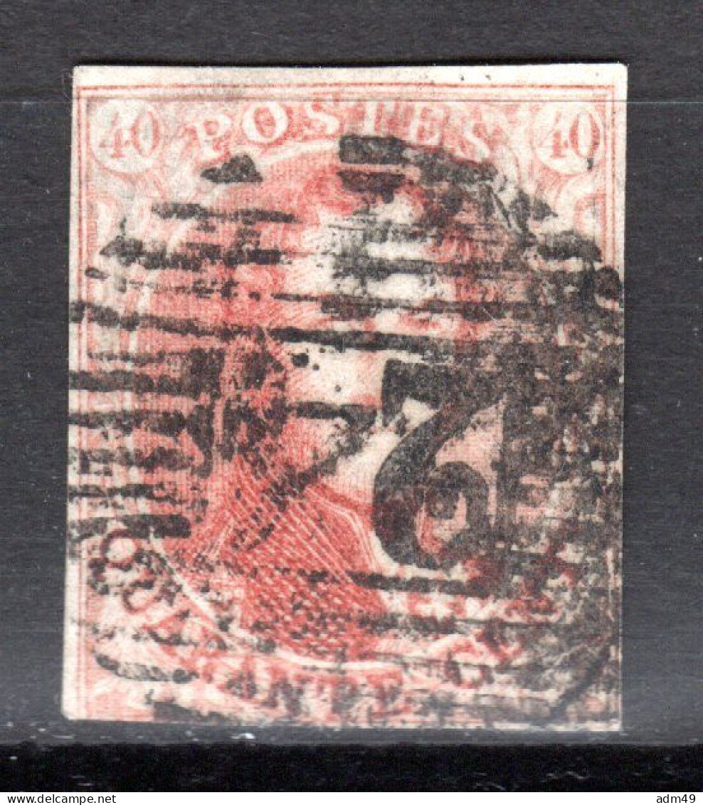 BELGIEN, 1861 König Leopold I. Im Medaillon, Gestempelt - 1849-1865 Medallones (Otros)