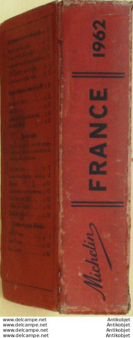 Guide Rouge Michelin 1962 55ème édition France - Michelin (guide)