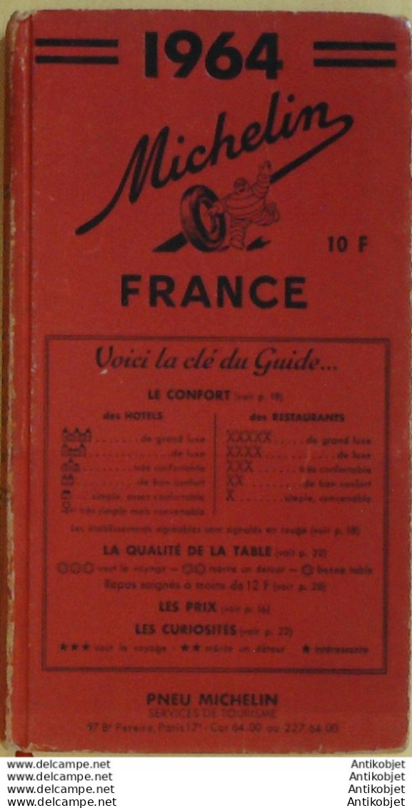 Guide Rouge Michelin 1964 57ème édition France - Michelin (guide)
