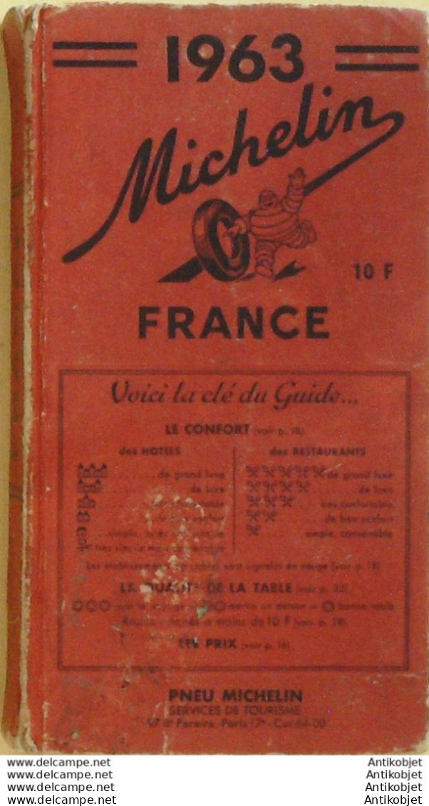 Guide Rouge Michelin 1963 56ème édition France - Michelin (guide)