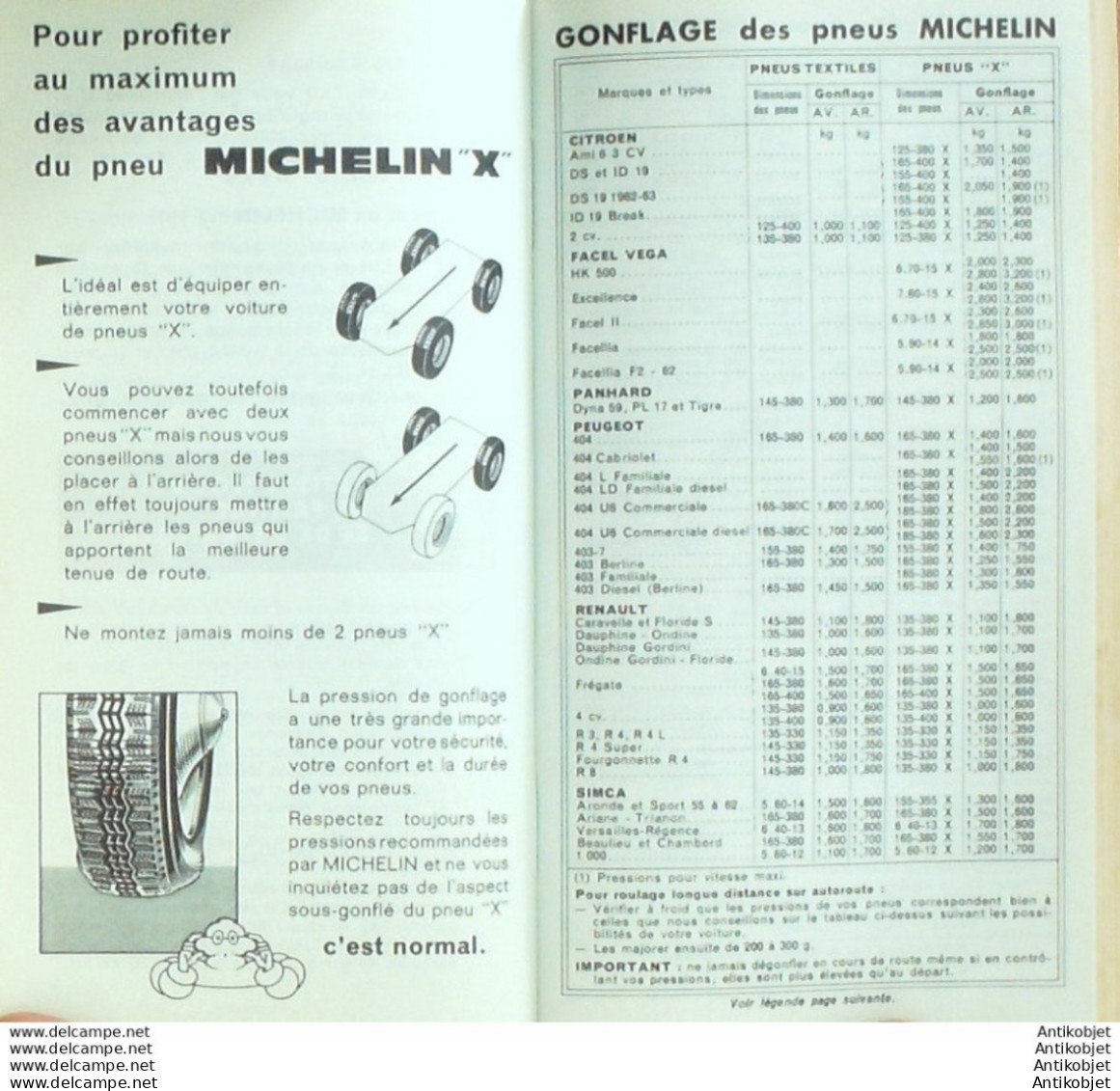 Guide Rouge Michelin 1963 56ème édition France - Michelin-Führer