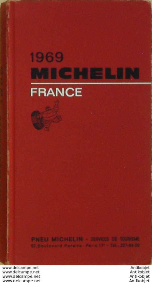 Guide Rouge Michelin 1969 62ème édition France - Michelin (guide)