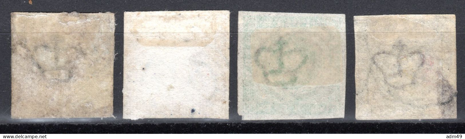 DÄNEMARK, 1854 Freimarken Kroninsignien Im Lorbeerkranz, Gestempelt - Used Stamps