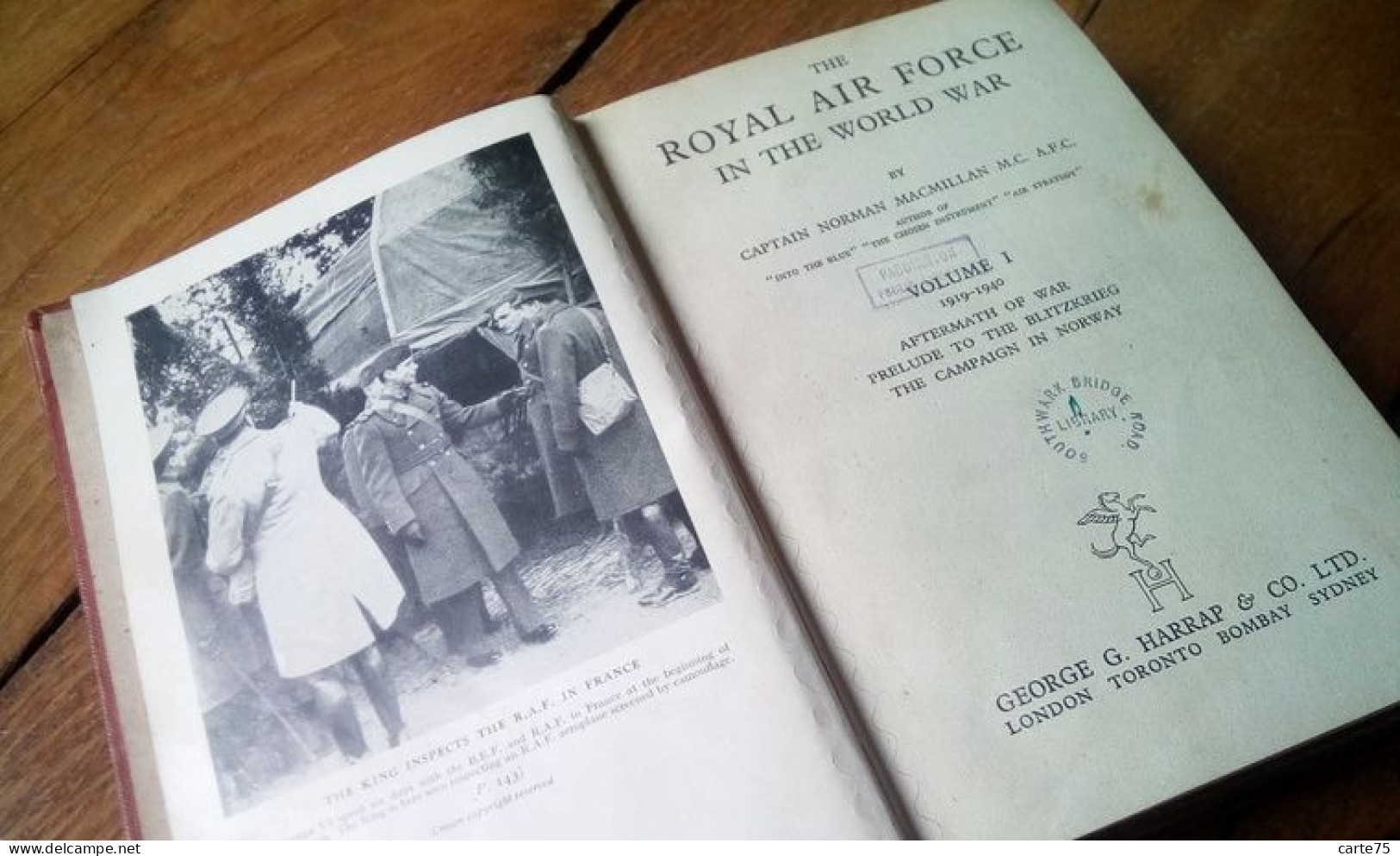 The Royal Air Force In The World War. Volume 1, 1919-1940, WW2, WW1, RAF - English