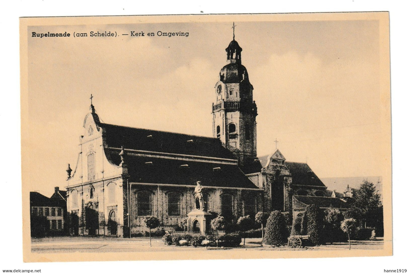 Rupelmonde Schelde Kerk En Omgeving Htje - Kruibeke