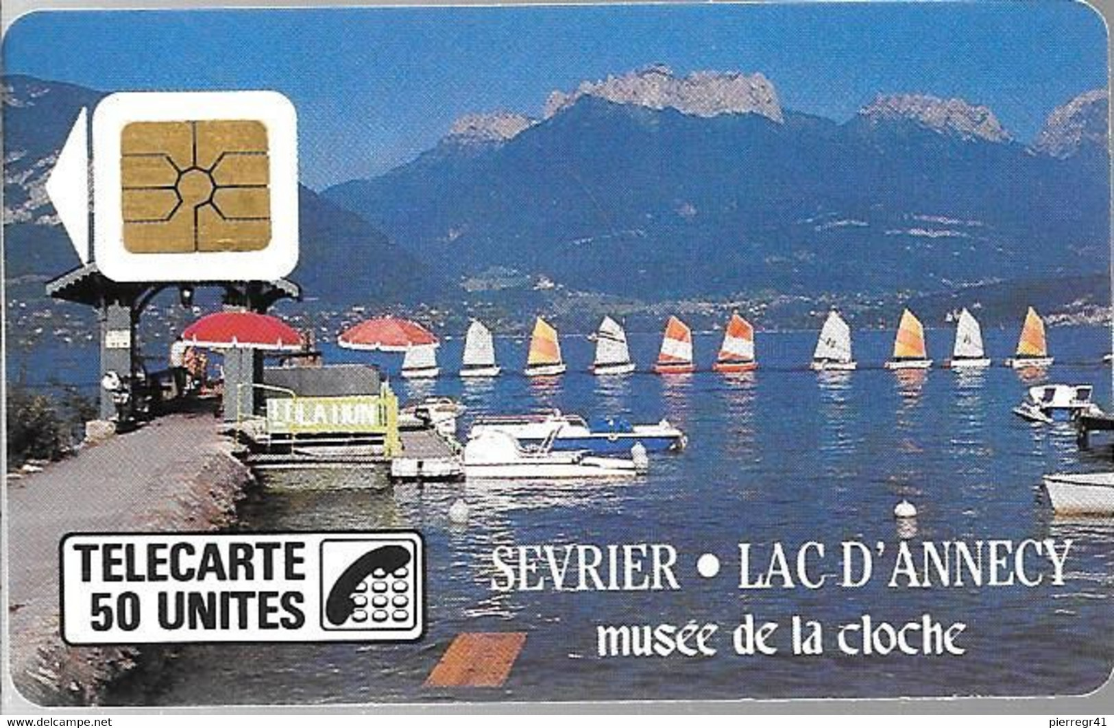 CARTE-PUBLIC-1988-50U-F79-SO2-V°4 Pe 2242.Endroit-SEVRIER-Utilisé-TBE - 1988