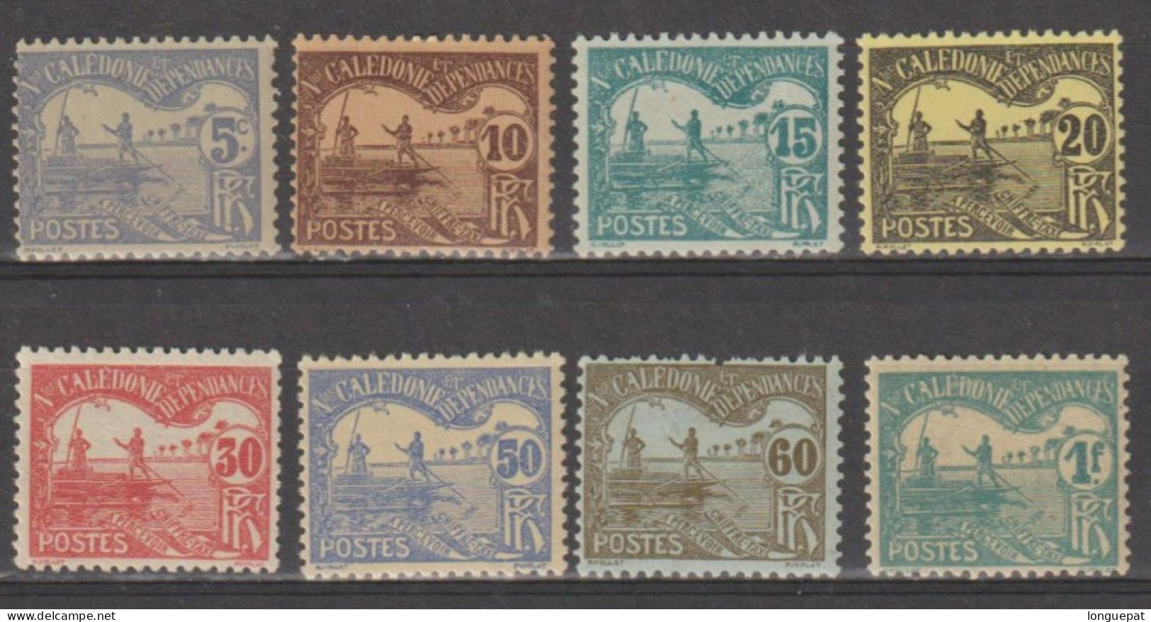 Nelle CALEDONIE : Embarcation Et Battelier - Postage Due