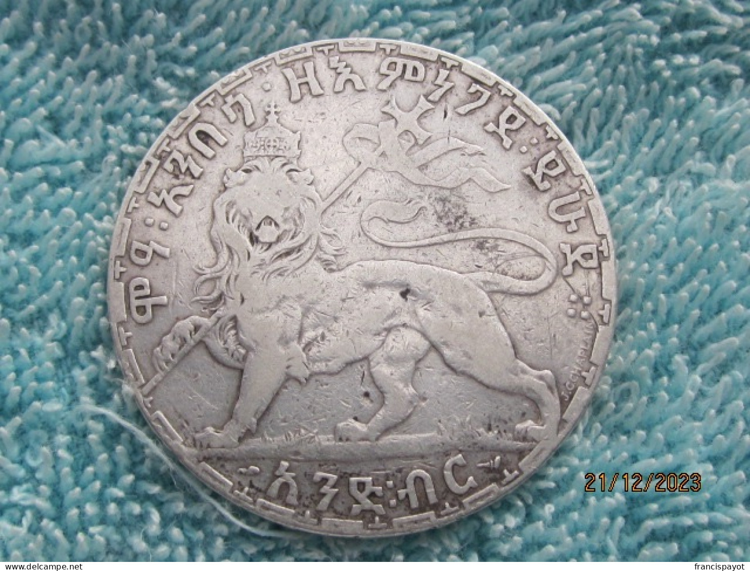 Ethiopia Menelik 1 Birr 1895 EE (1903) - Aethiopien