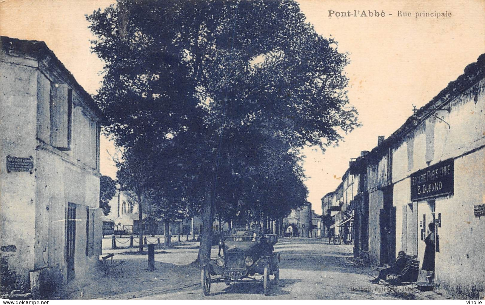 PIE-23-GOLL. 7308 : PONT-L'ABBE-D'ARNOULT. AUTOMOBILE - Pont-l'Abbé-d'Arnoult