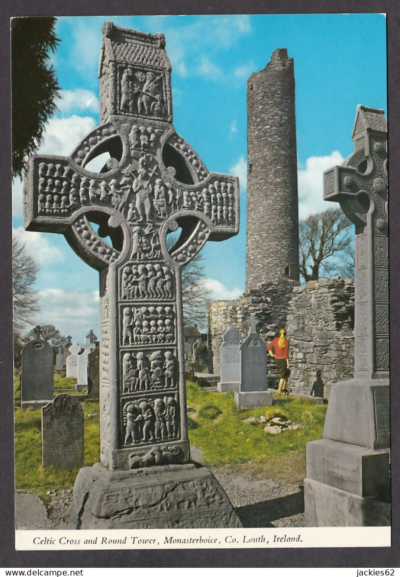 112663/ MONASTERBOICE, Celtic Cross And Round Tower - Louth