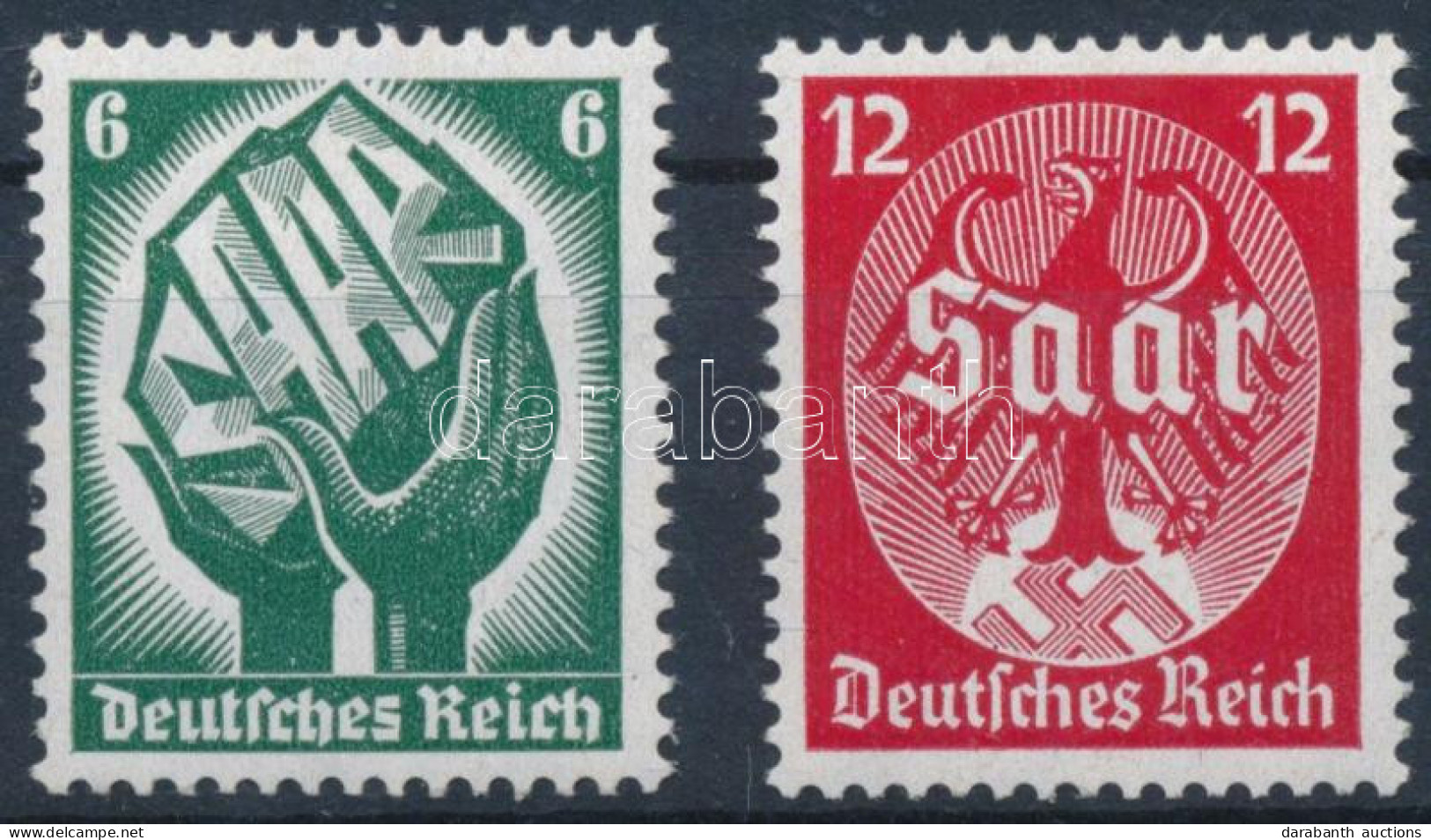 ** Deutsches Reich 1934 Mi 544-545 (Mi EUR 90.-) - Otros & Sin Clasificación