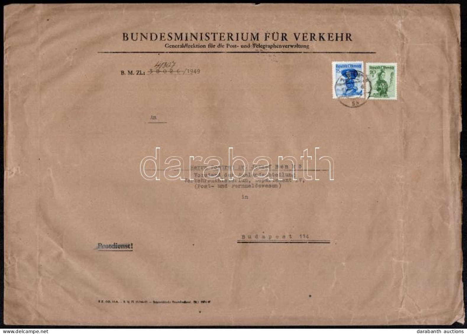 Ausztria 1949 - Other & Unclassified
