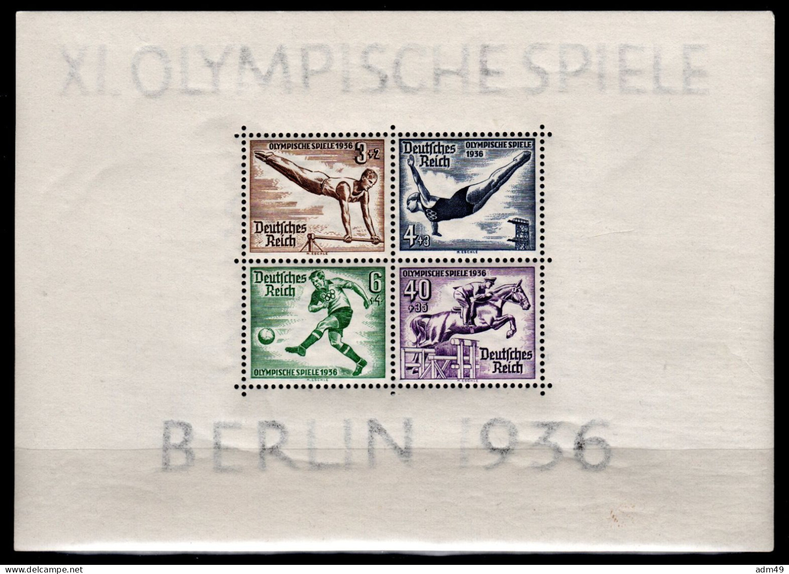 DEUTSCHES REICH, 1936 Blocks Olympische Sommerspiele In Berlin, Postfrisch ** - Blocs