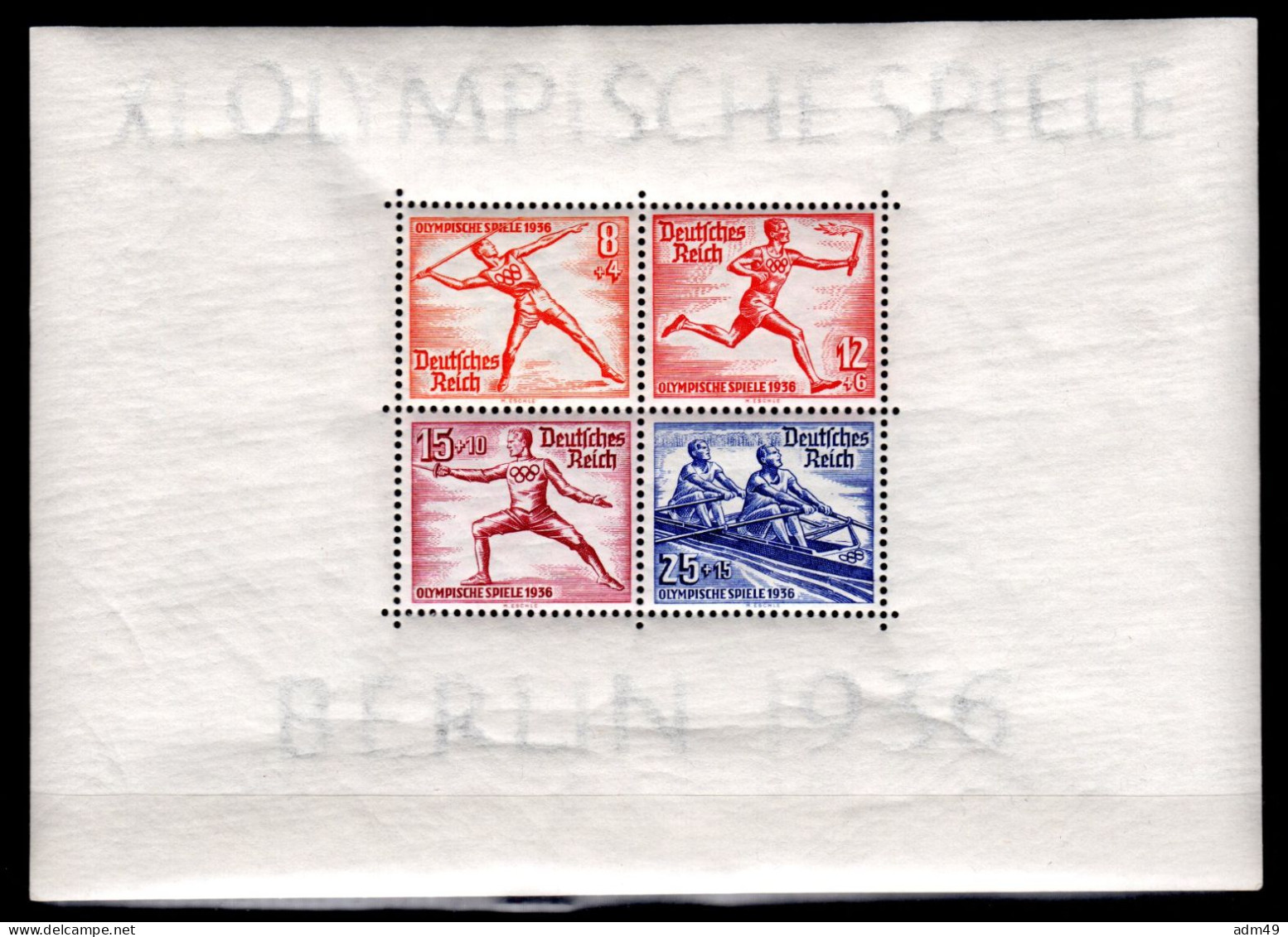 DEUTSCHES REICH, 1936 Blocks Olympische Sommerspiele In Berlin, Postfrisch ** - Bloques