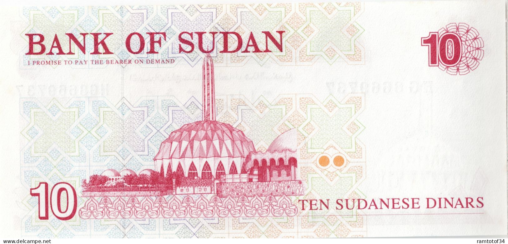 SOUDAN - 10 Sudanese Pounds 1993 - Sudan