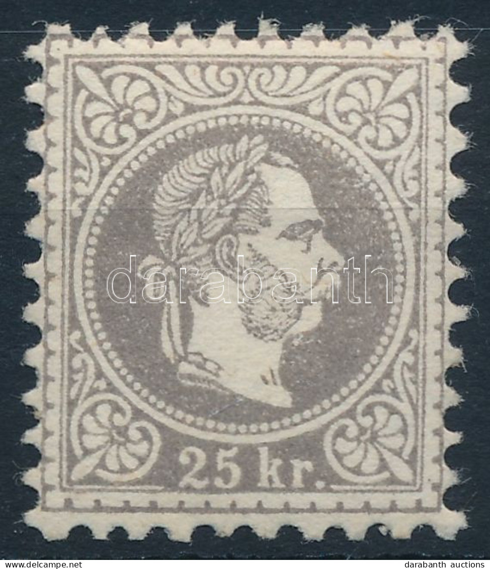 * 1867 25kr Parányi Falc / Small Hinge - Autres & Non Classés