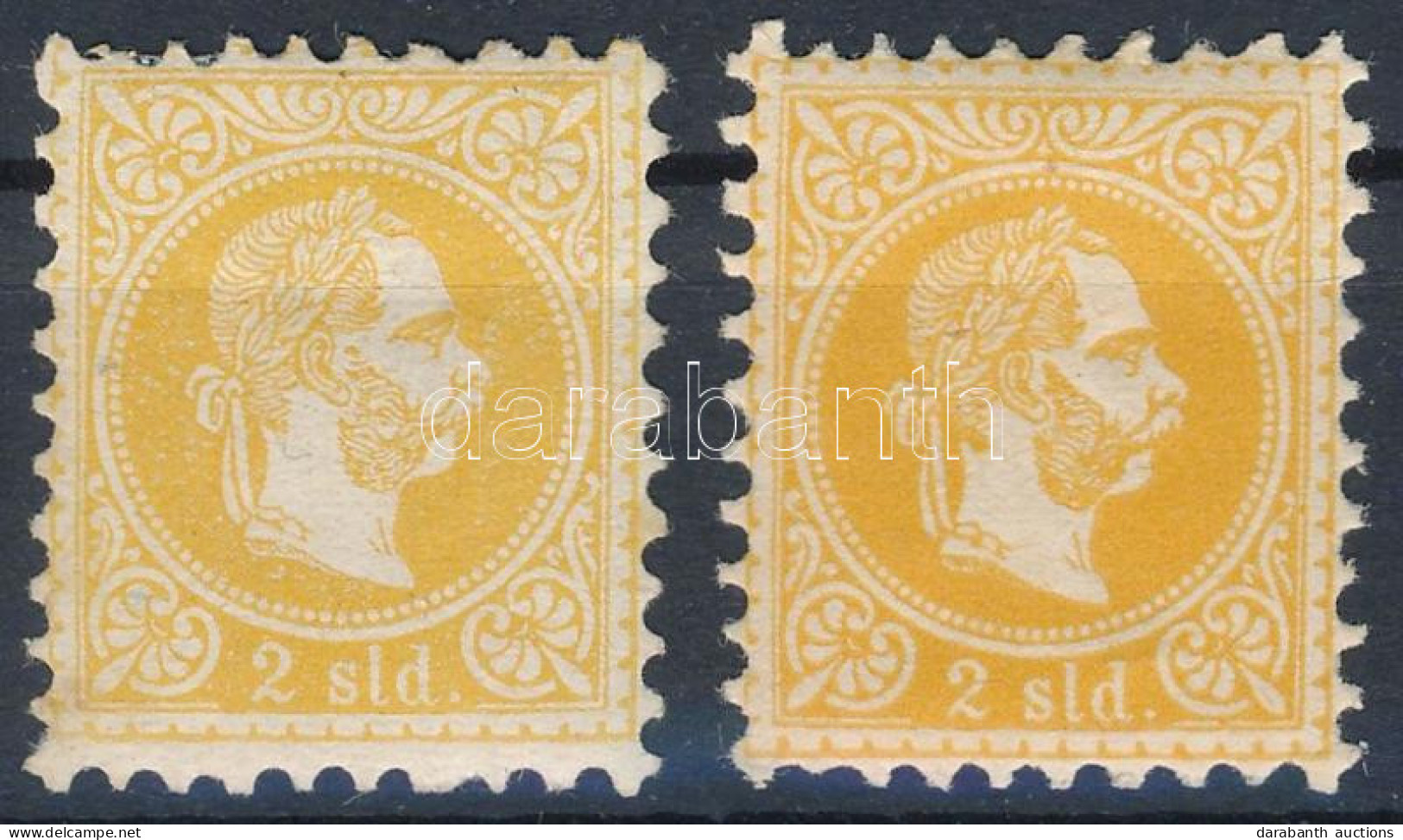 * 1867 2 X 2sld Eltérő Színárnyalatban / In Different Shades - Andere & Zonder Classificatie