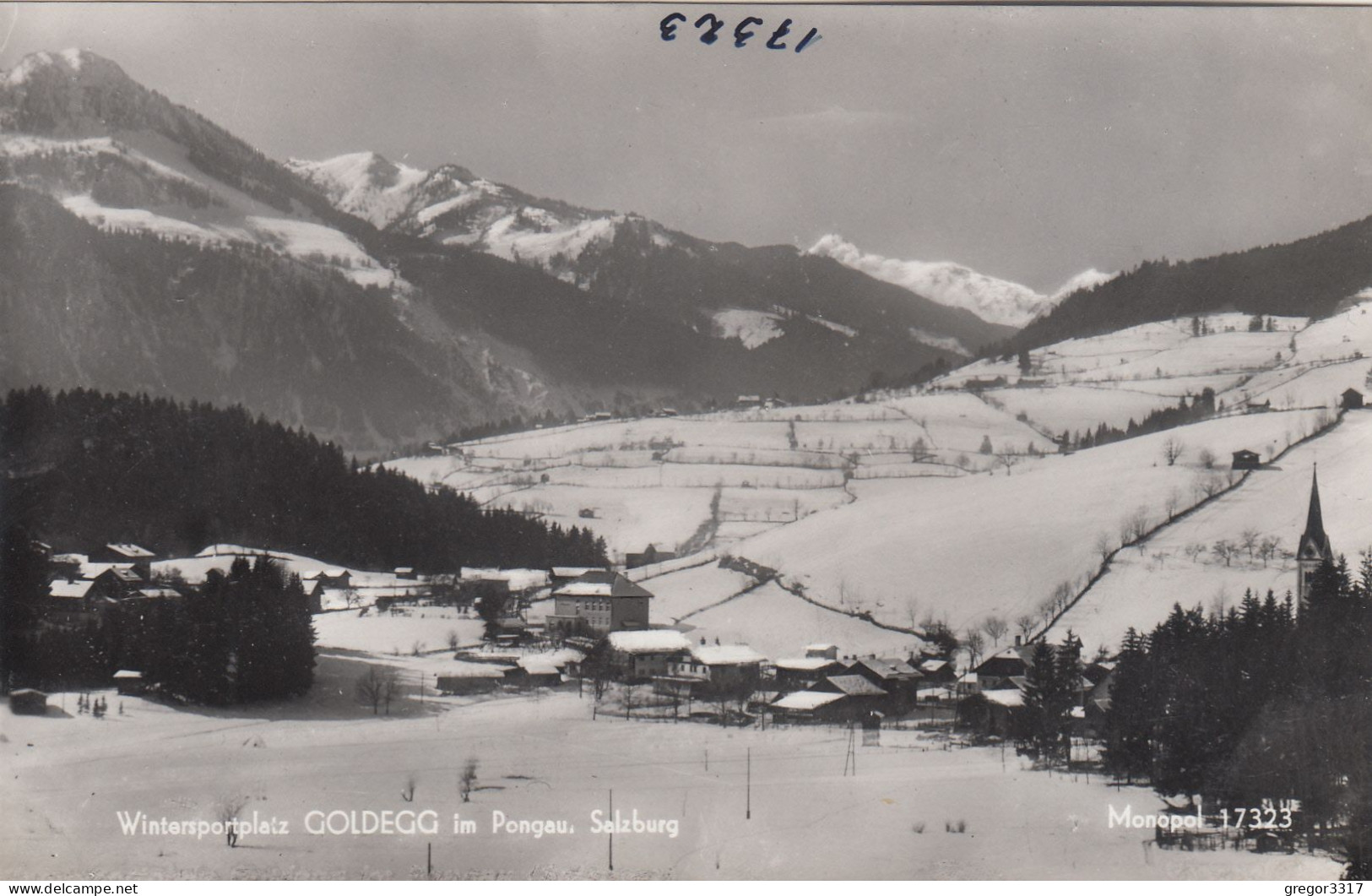 E657) GOLDEGG - Pongau - Häuser U. Wiesen Stark Verschneit - Tolle Alte FOTO AK - Goldegg